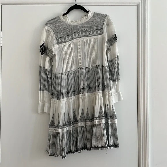 zara embroidered mini dress ZARA NEW SS24 WOMAN EMBROIDERED MINI DRESS ZW COLLECTION OYSTER-WHITE  4786/244
